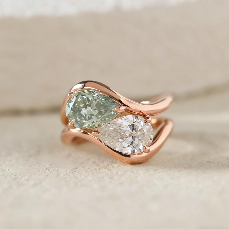 1CT Pear Cut Solitaire Engagement Ring 1CT Pear Cut Solitaire Engagement Ring