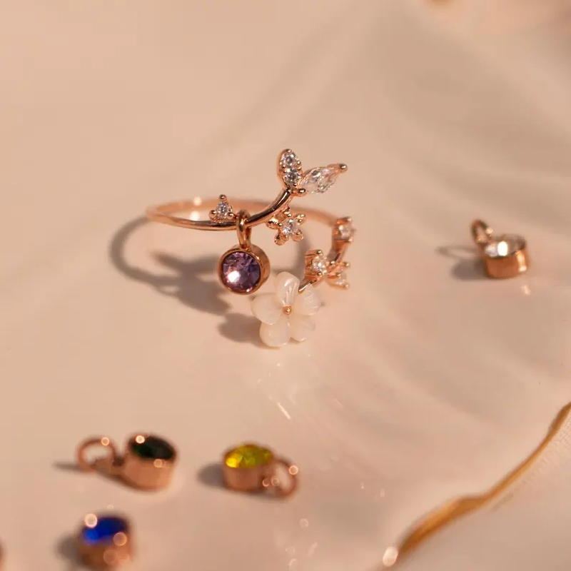 Personalized Birthstone Ring