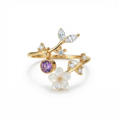 Personalized Birthstone Ring