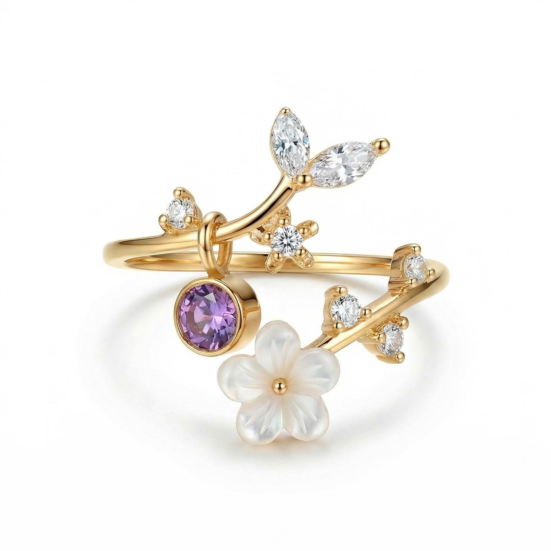 Personalized Birthstone Ring