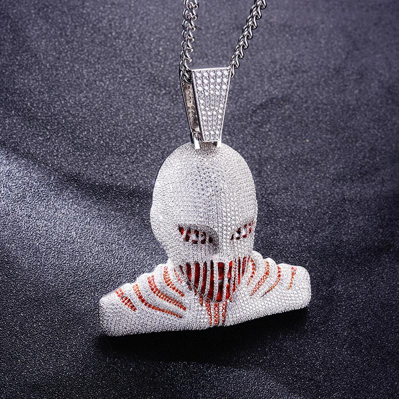 Custom S925 Iced Unique Cartoon Pendant Deposit