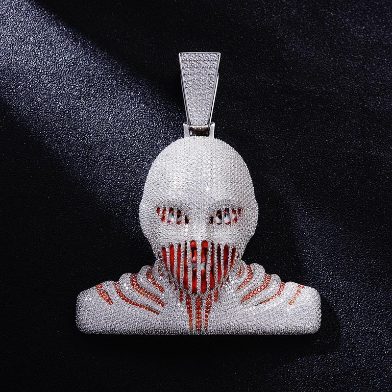 Custom S925 Iced Unique Cartoon Pendant Deposit