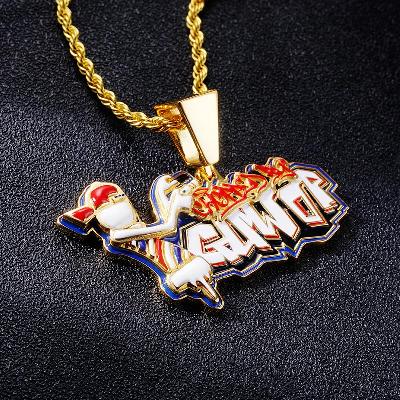 Custom S925 Colorful Enamel Letter & Cartoon Pendant Deposit