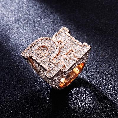 Custom S925 & VVS1 Buggette Moissanite Letter Ring Deposit