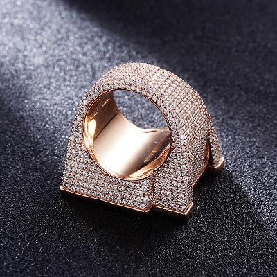Custom S925 & VVS1 Buggette Moissanite Letter Ring Deposit