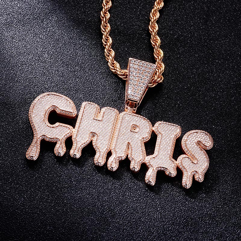 Custom S925 & VVS1 Moissanite Letter Pendant Deposit