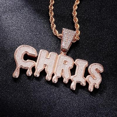 Custom S925 & VVS1 Moissanite Letter Pendant Deposit