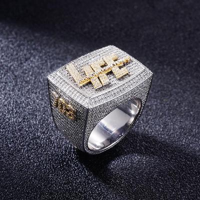 Custom S925 & VVS1 Moissanite Letter Ring Deposit
