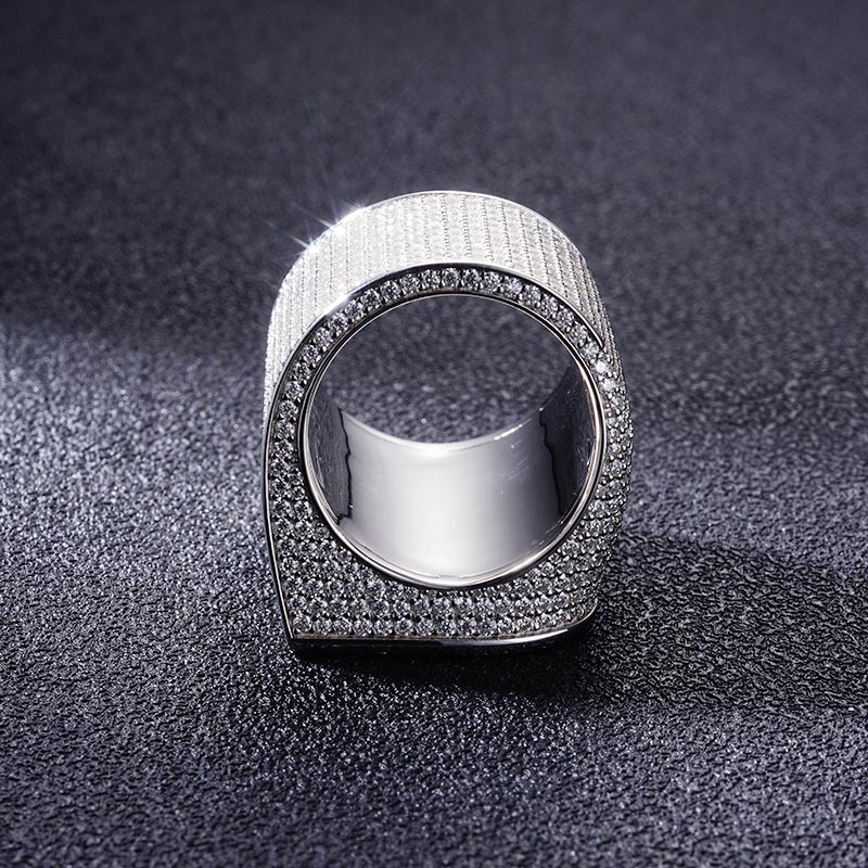 Custom S925 & VVS1 Buggette Moissanite Letter Ring Deposit
