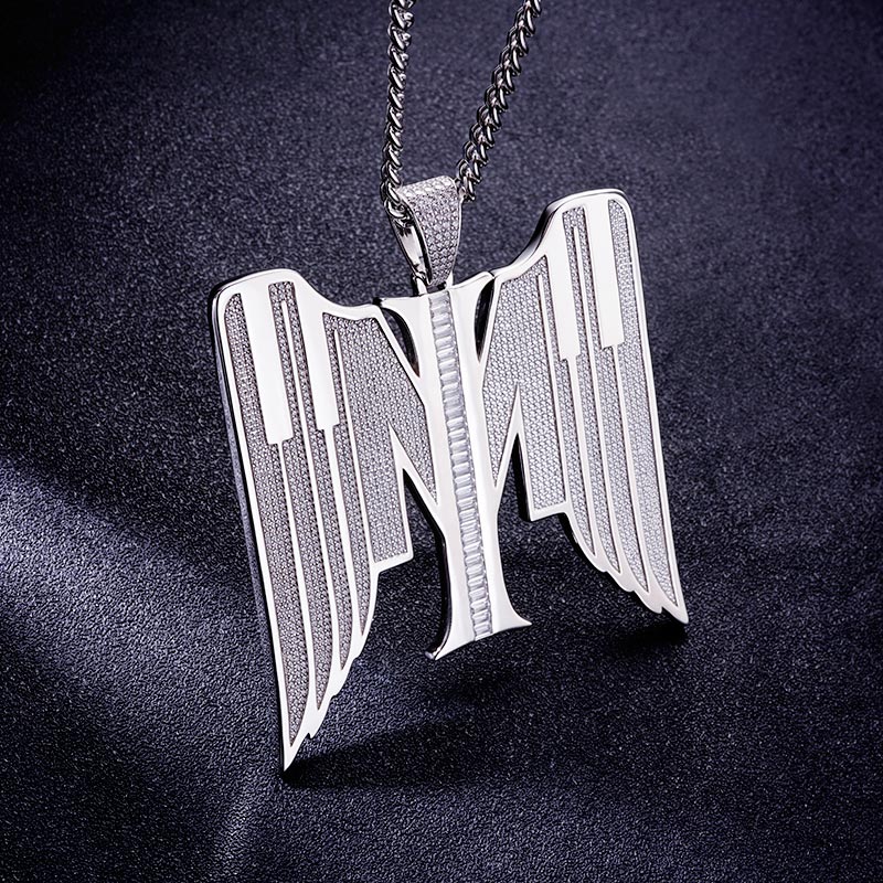 Custom S925 Iced Baguette & Round Letter Pendant Deposit