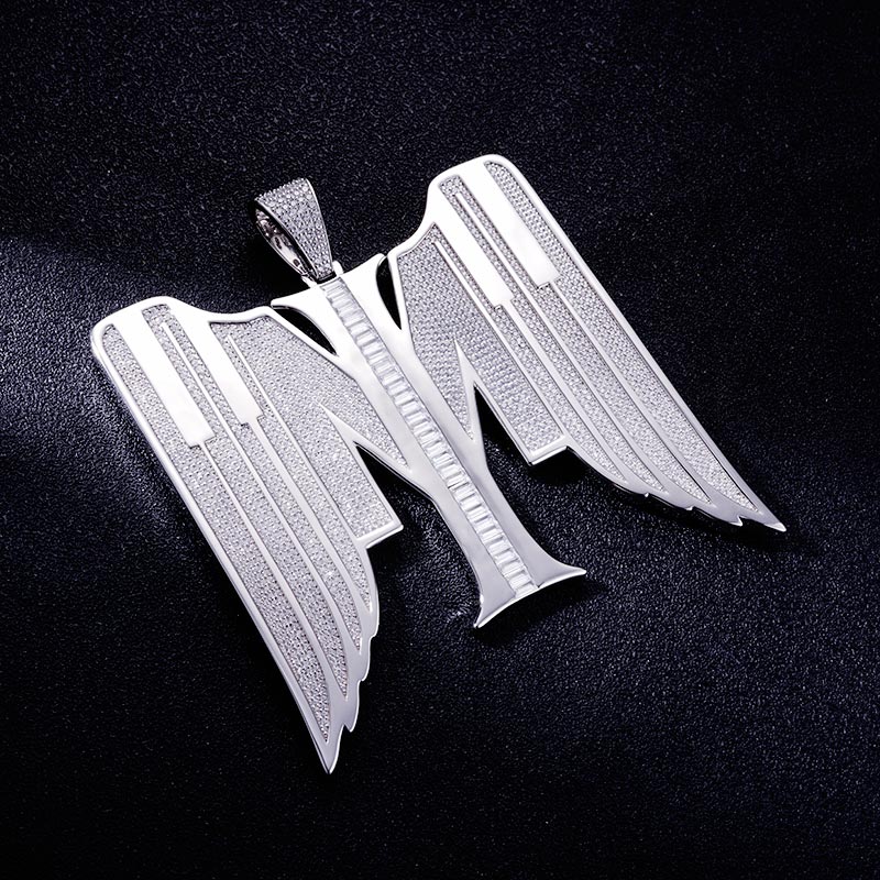 Custom S925 Iced Baguette & Round Letter Pendant Deposit
