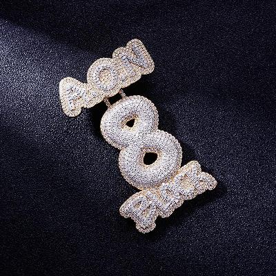 Custom S925 & VVS1 Moissanite Unique Letter Pendant Deposit