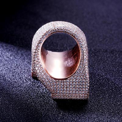 Custom S925 & VVS1 Buggette Moissanite Letter Ring Deposit