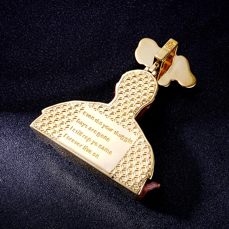 Custom S925 Iced & Enamel Unique Character Pendant Deposit