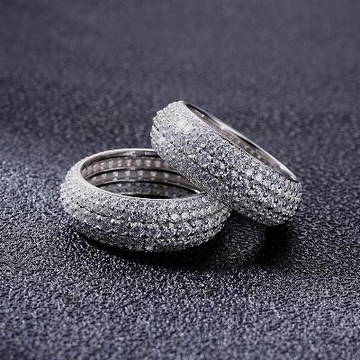 Custom S925 & VVS1 Moissanite Simple Band Ring