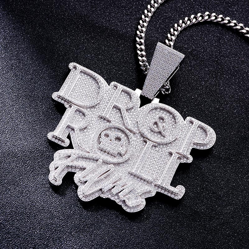 Custom S925 & VVS1 Moissanite Unique Letter Pendant Deposit
