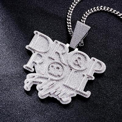 Custom S925 & VVS1 Moissanite Unique Letter Pendant Deposit