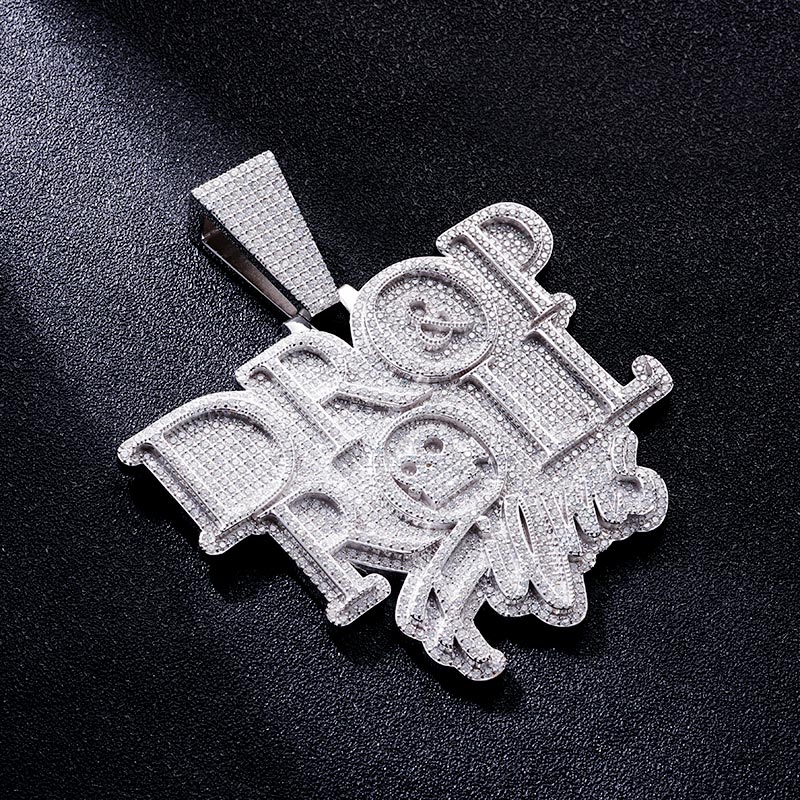 Custom S925 & VVS1 Moissanite Unique Letter Pendant Deposit