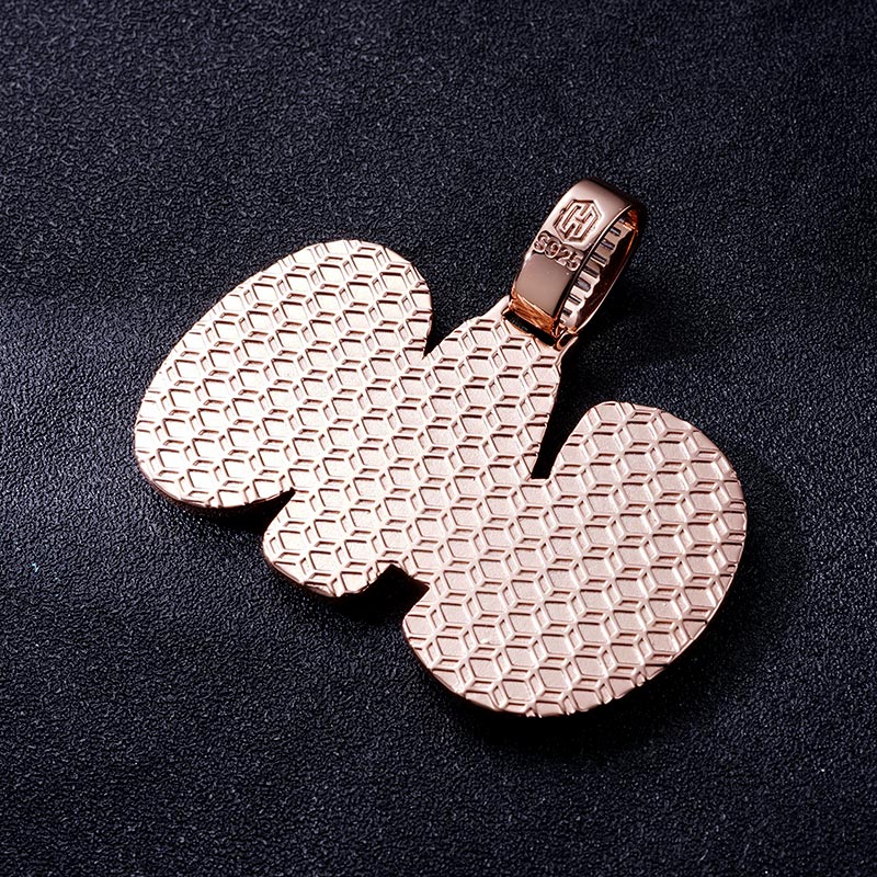 Custom S925 & VVS1 Baguette Moissanite Letter & Number Pendant