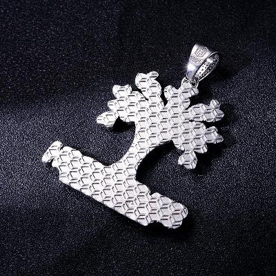 Custom S925 & VVS1 Moissanite Unique Tree & Letter Pendant Deposit