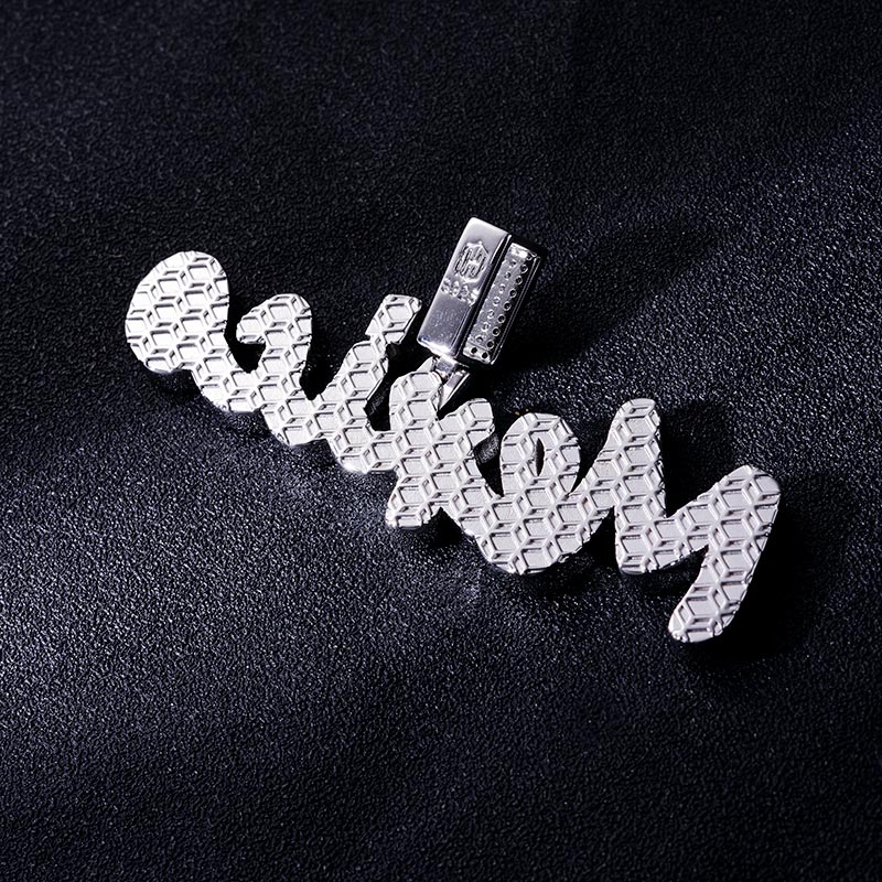 Custom S925 & VVS1 Moissanite Letter & Photo Pendant Deposit
