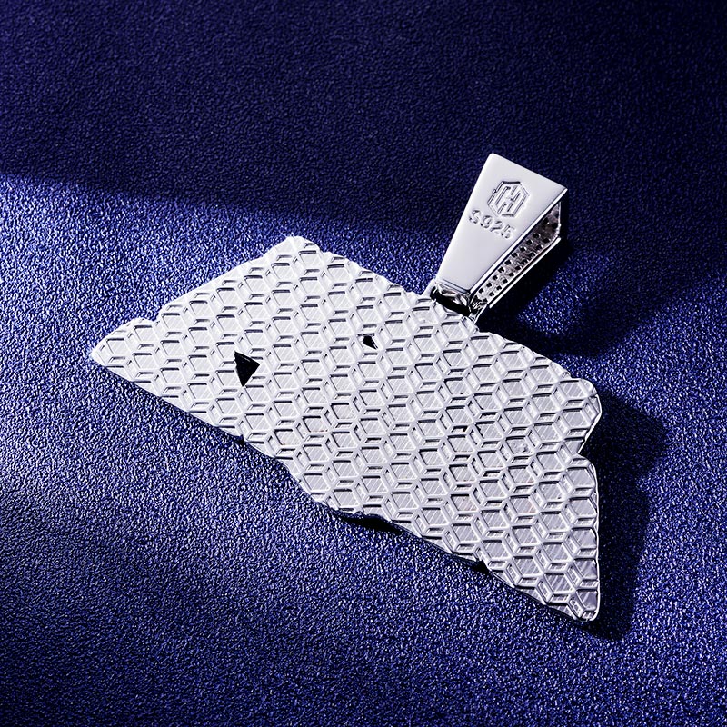 Custom S925 Iced Unique Letter Pendant Deposit