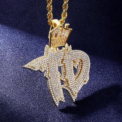 Custom S925 & VVS1 Moissanite Unique Letter Pendant Deposit