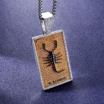 Custom S925 Iced Gold Scorpion Pendant Deposit
