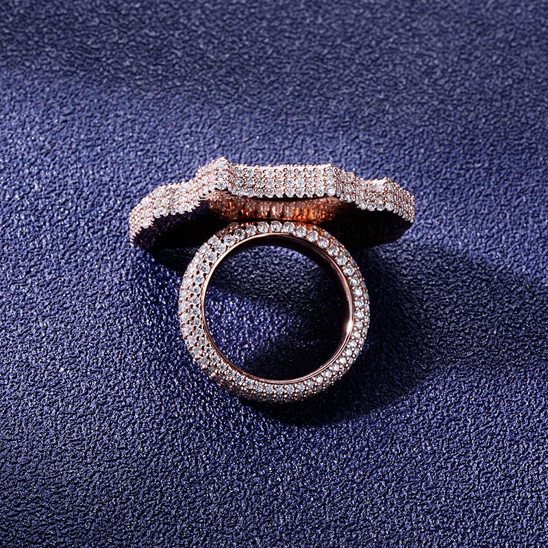 Custom S925 & VVS1 Moissanite State & Letter Ring Deposit