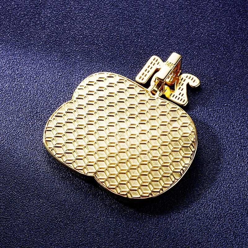 Custom S925 & VVS1 Baguette Moissanite Letter Pendant
