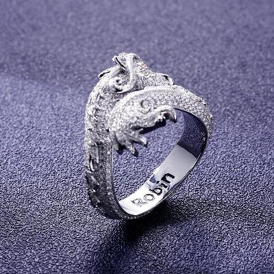 Custom S925 & VVS1 Moissanite Dragon Ring Deposit