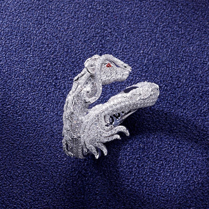 Custom S925 & VVS1 Moissanite Dragon Ring Deposit