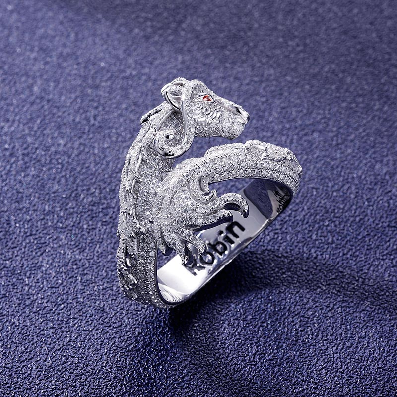 Custom S925 & VVS1 Moissanite Dragon Ring Deposit