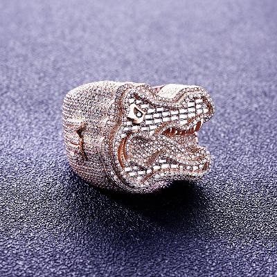 Custom S925 & VVS1 Baguette & Round Moissanite Letter Ring Deposit