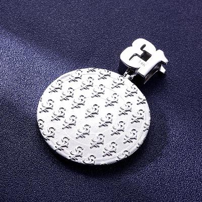 Custom S925 & VVS1 Moissanite Round Letter Pendant Deposit