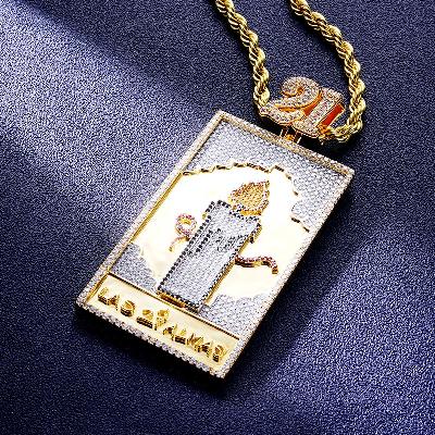Custom S925 Iced Unique Design & Letter Pendant Deposit