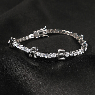 Custom Name 3mm Tennis Bracelet