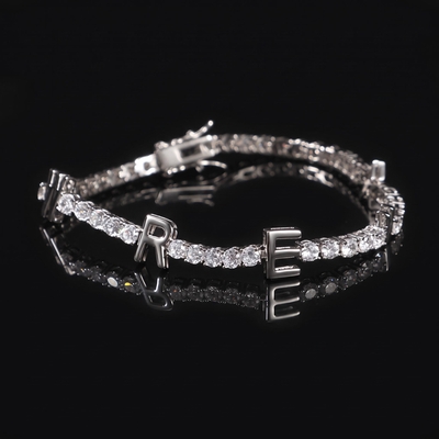 Custom Name 3mm Tennis Bracelet