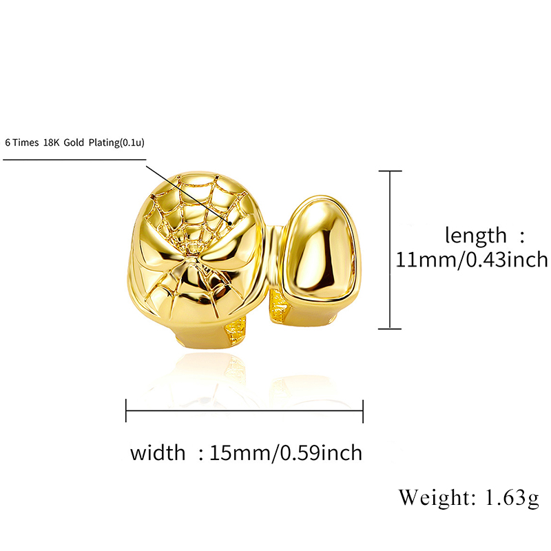 Pre-made Spider Double Grillz