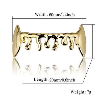 Water Drop Vampire Fang Lower Grillz