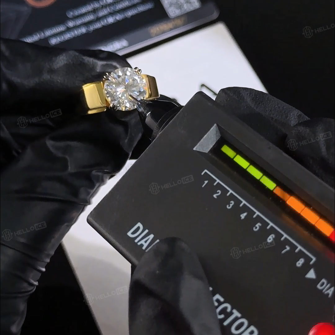 Iced Out 5CT Round Cut Men‘s Ring Iced Out 5CT Round Cut Men‘s Ring