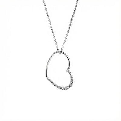 S925 Silver Heart Pendant Necklace