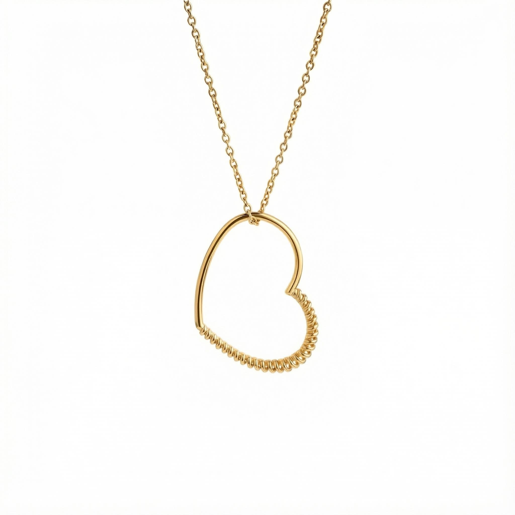 S925 Silver Heart Pendant Necklace