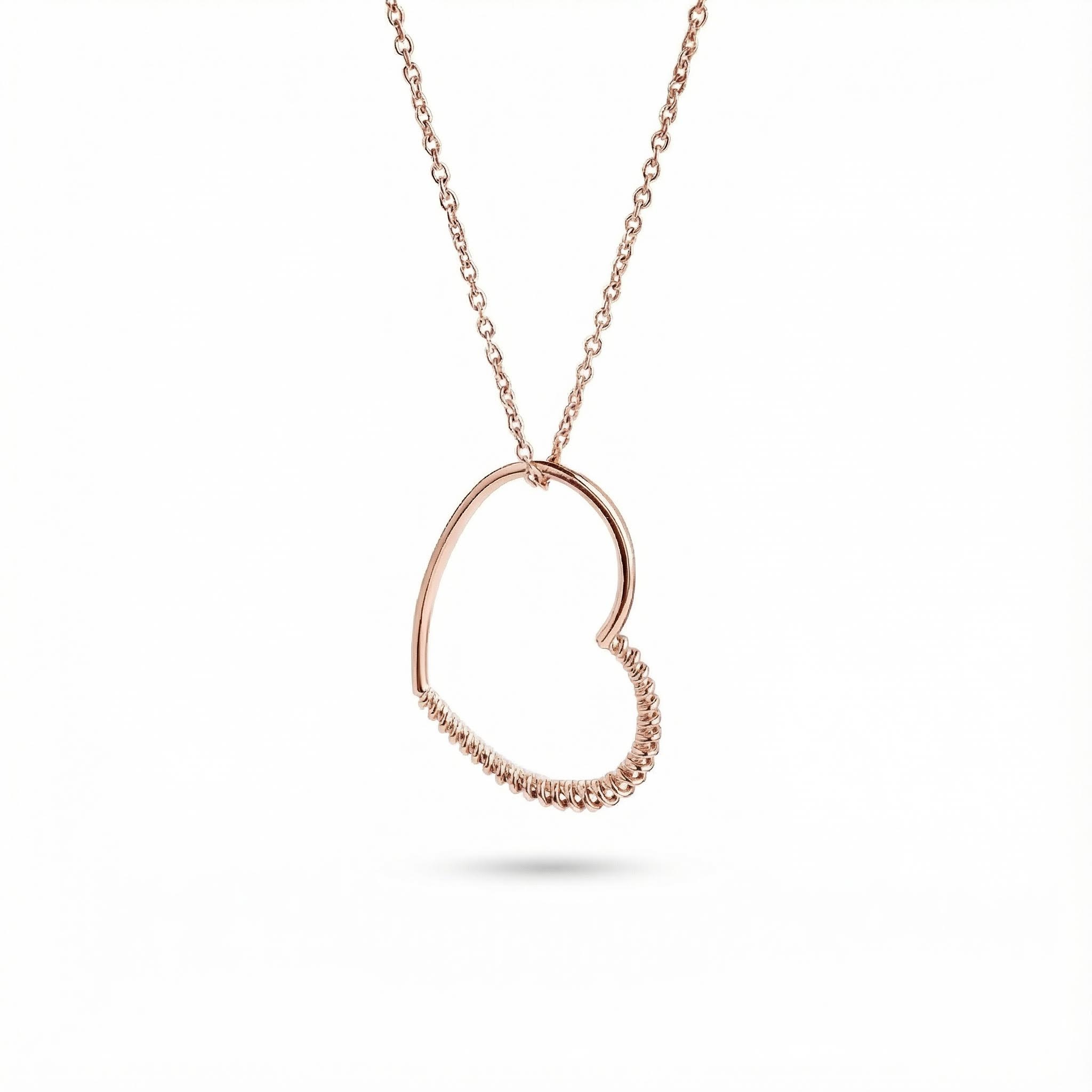 S925 Silver Heart Pendant Necklace