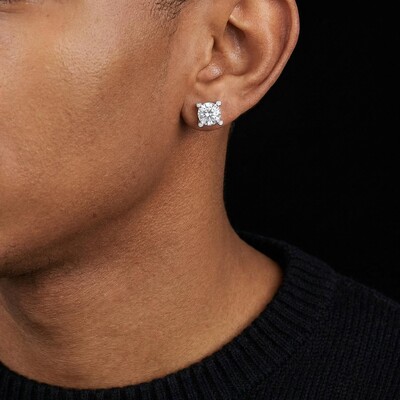 Brilliant Round Cut Stud Earrings