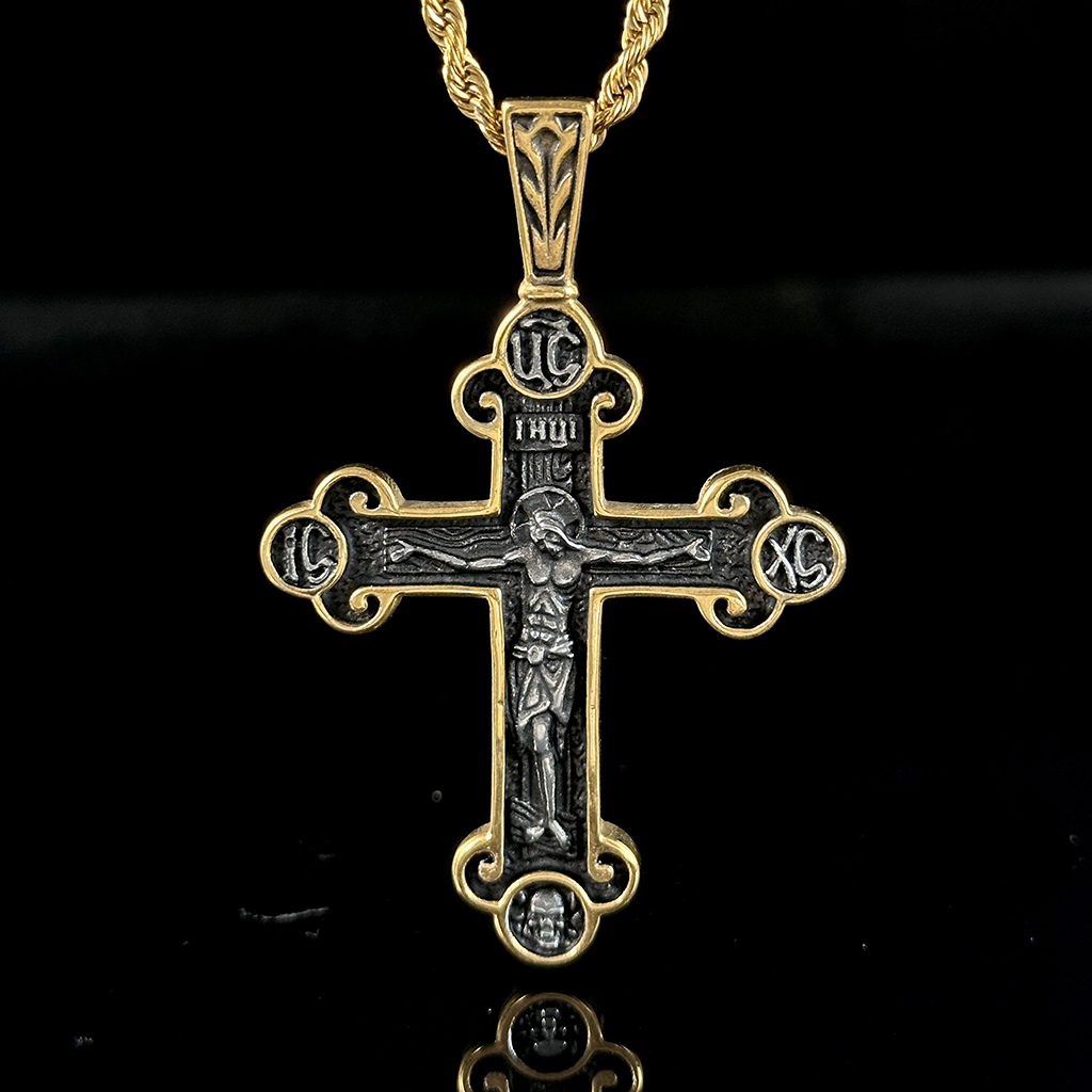 Stainless Steel Crucifix Cross Pendant