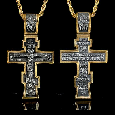Stainless Steel Jesus Cross Pendant