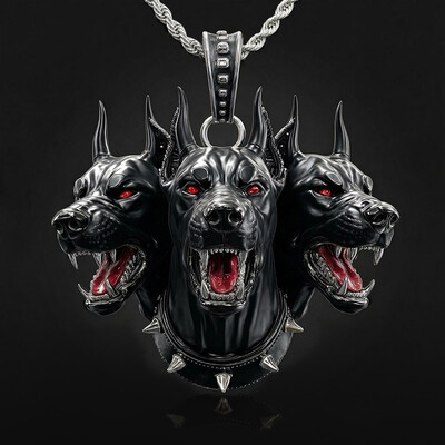 Cerberus Dog Pendant