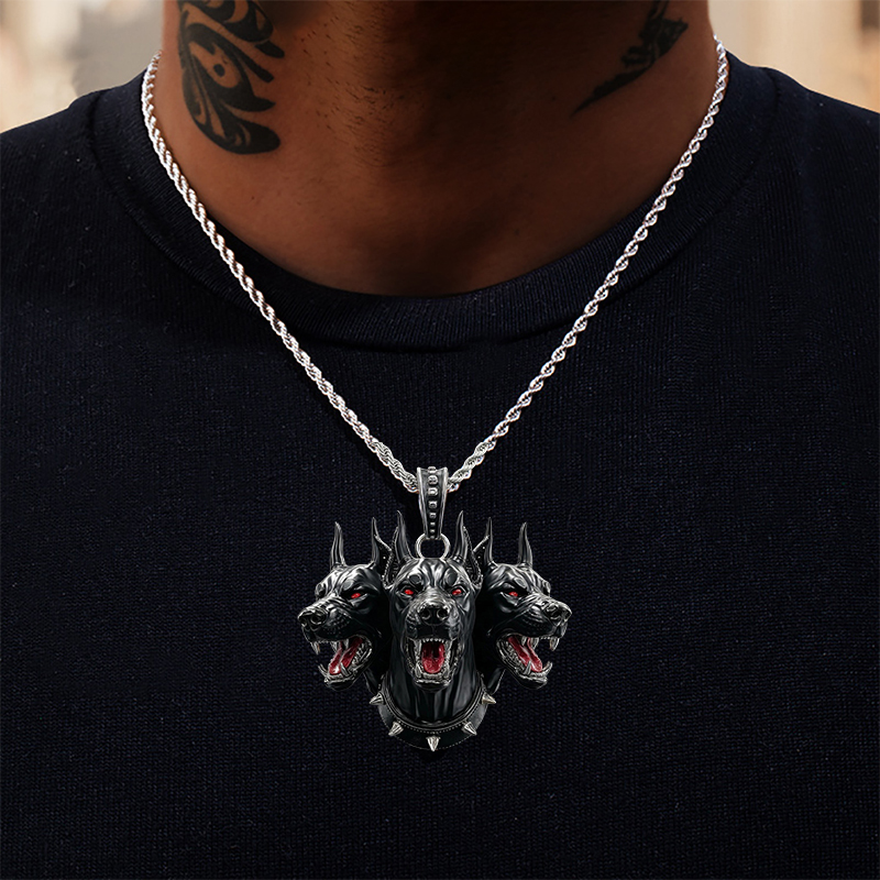 Cerberus Dog Pendant Cerberus Dog Pendant