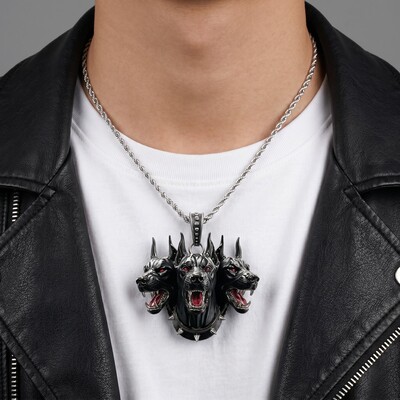 Cerberus Dog Pendant